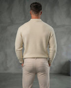 TheClassic Buttoned Polo Sweater