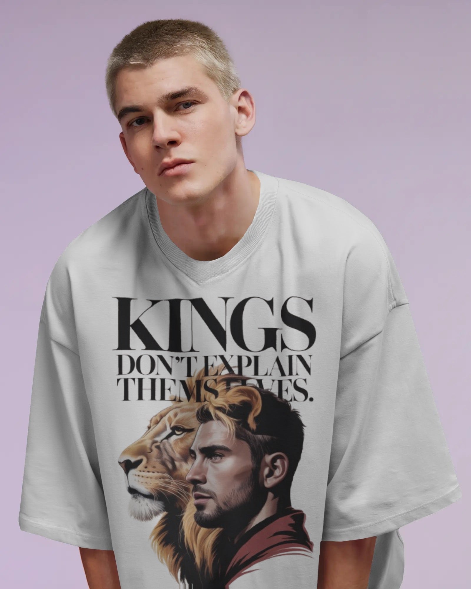 VACANCY Oversized Shirt - KINGS DON’T EXPLAIN THEMSELVES.