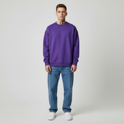 The Luxe Cotton Velvet-Lined Sweater