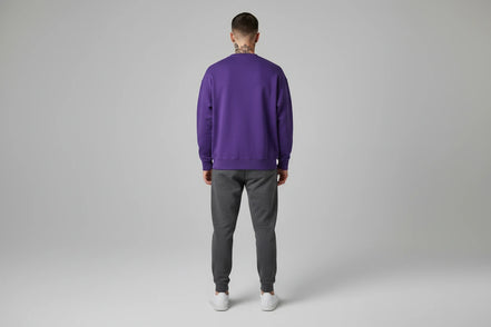 The Luxe Cotton Velvet-Lined Sweater
