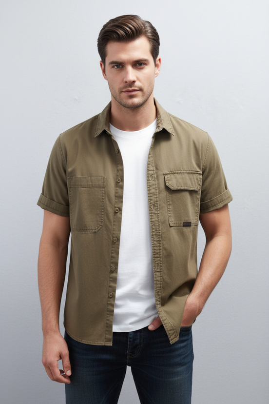 Summertime Manhattan Retro Cotton Polo