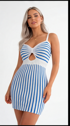 The Elegant Spring/Summer Bicolor Sleeveless Dress