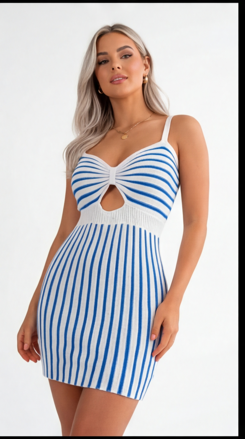 The Elegant Spring/Summer Bicolor Sleeveless Dress