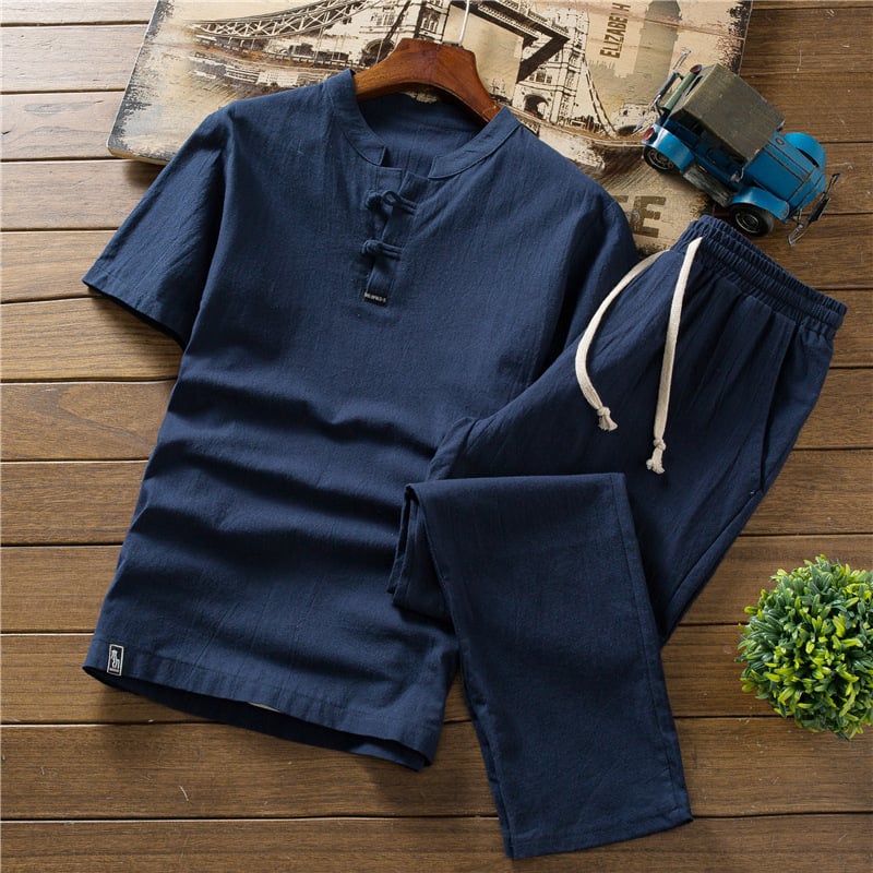 The Oriental Summer Elegance Linen T-Shirt