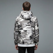 The Autumnal Camouflage Unisex Hooded Jacket