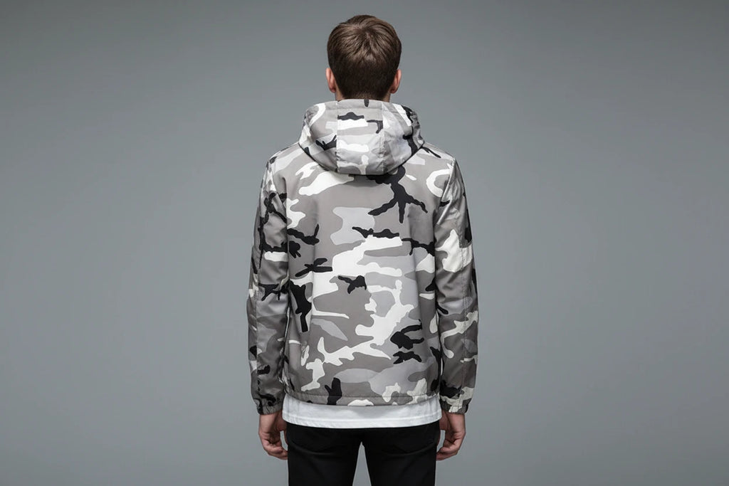 The Autumnal Camouflage Unisex Hooded Jacket