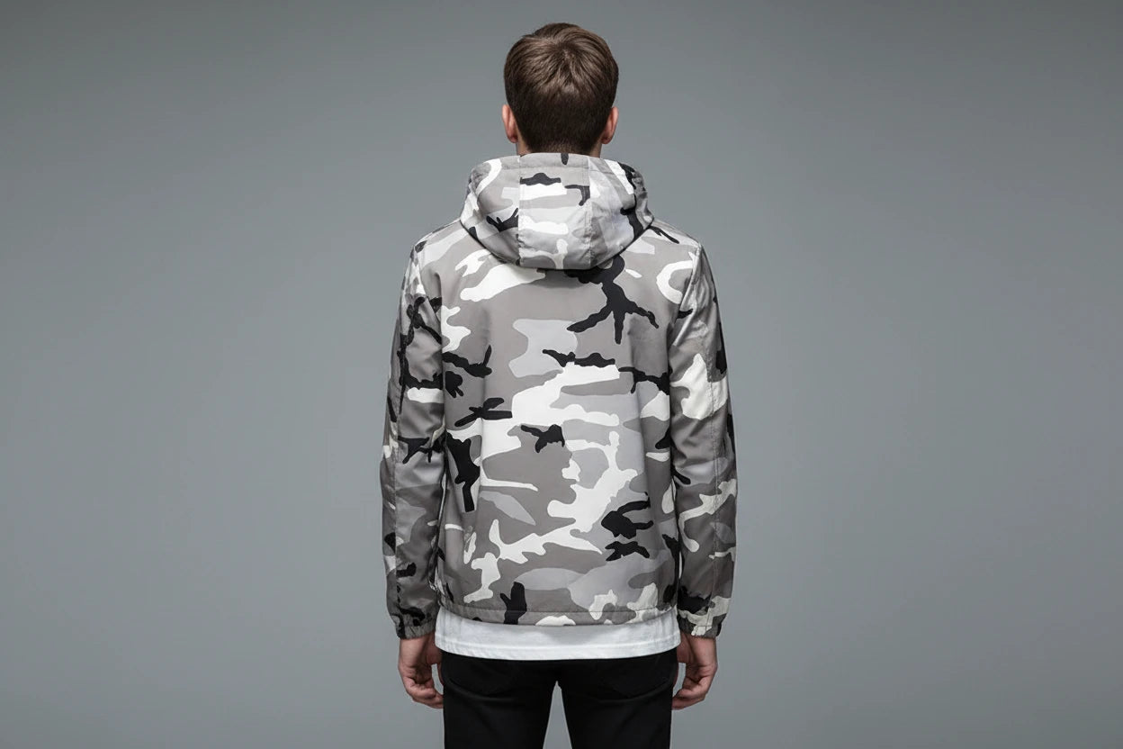 The Autumnal Camouflage Unisex Hooded Jacket