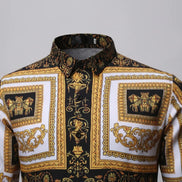 Casual Floral Long Sleeve Shirt