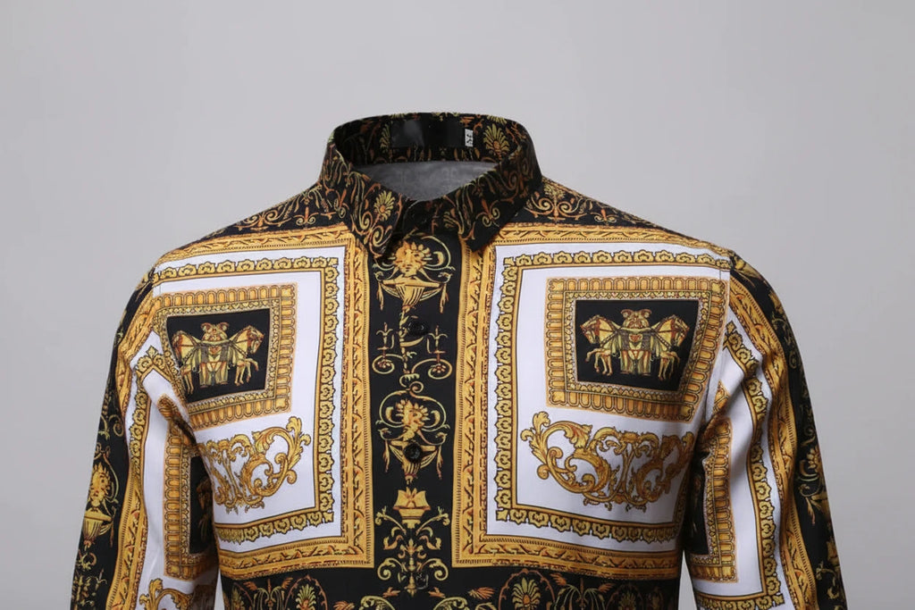 Casual Floral Long Sleeve Shirt