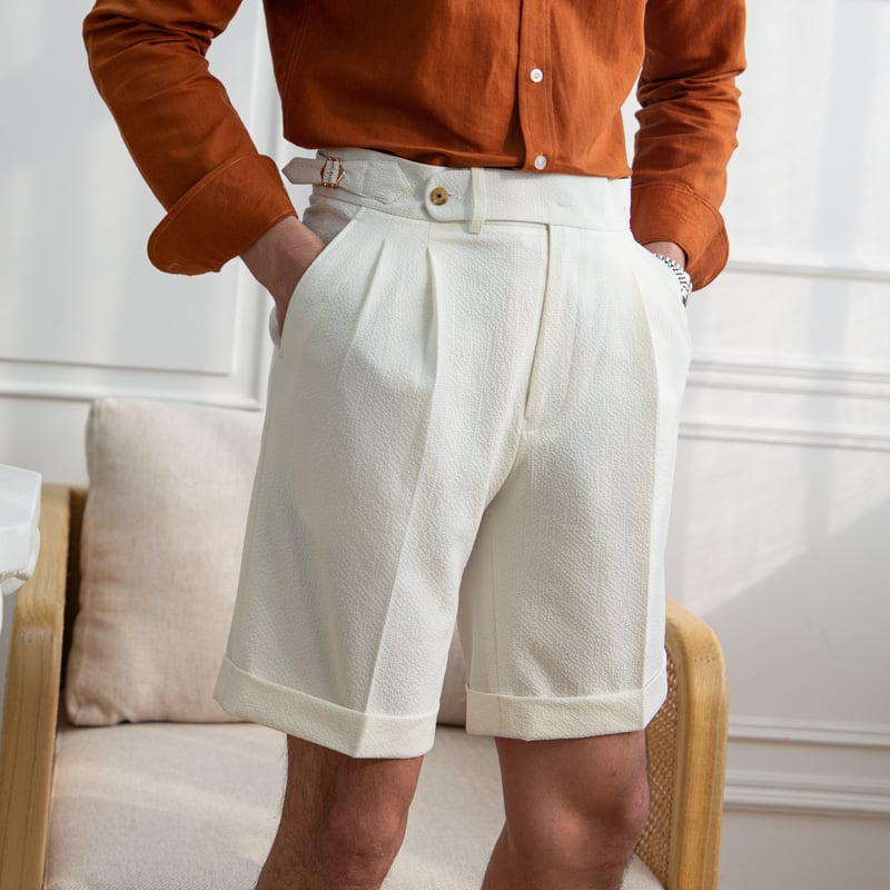 The Refined Seersucker Slim-Fit Short