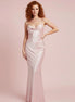 The Elegant Monochrome Satin Sling Dress