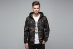 The Autumnal Camouflage Unisex Hooded Jacket