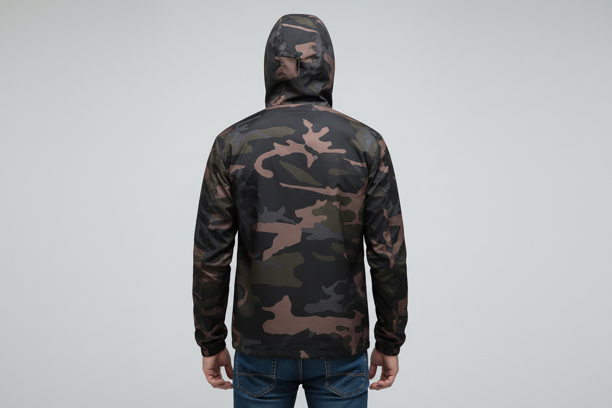 The Autumnal Camouflage Unisex Hooded Jacket