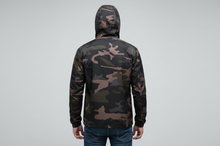 The Autumnal Camouflage Unisex Hooded Jacket