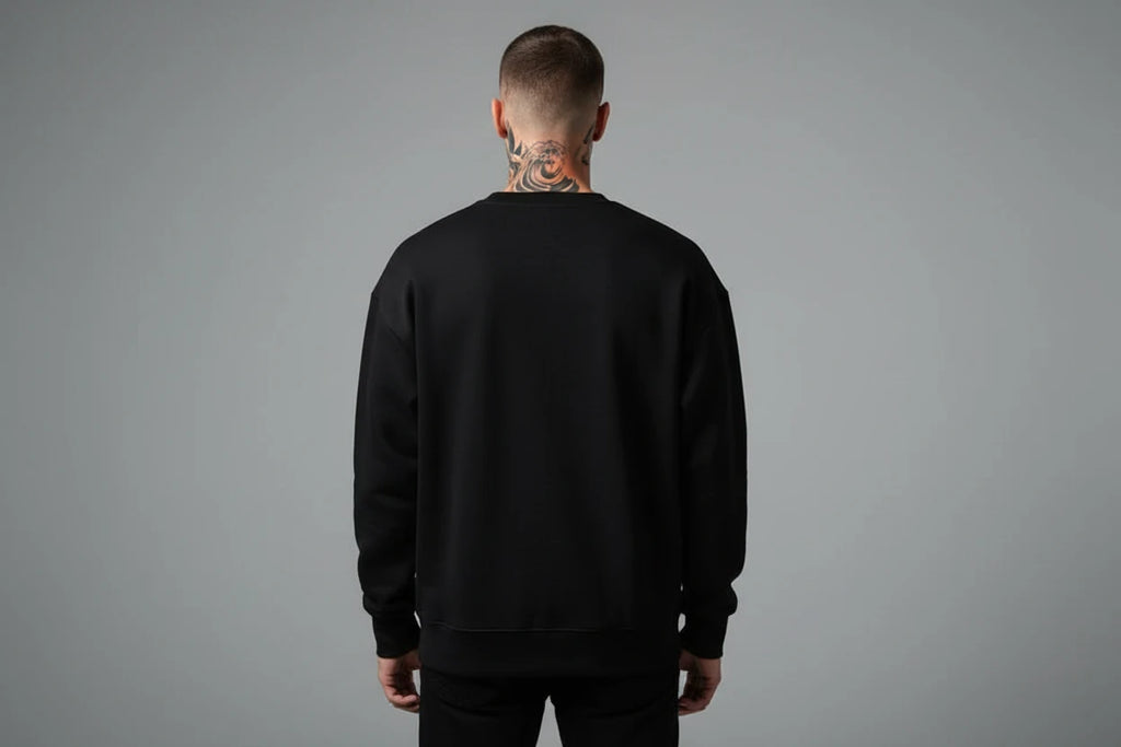 The Luxe Cotton Velvet-Lined Sweater