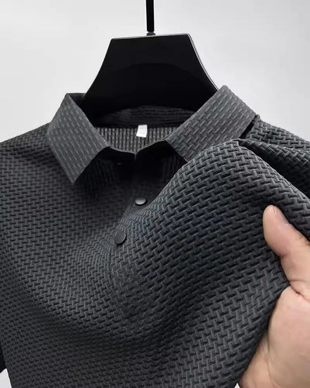 The Lapel Short-sleeved Business Casual Polo Shirt