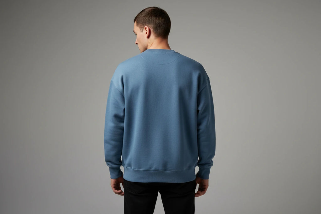 The Luxe Cotton Velvet-Lined Sweater