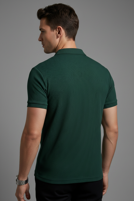 The Textured Knit Sophisticate Polo