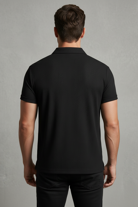 The Textured Knit Sophisticate Polo