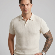 The Textured Knit Sophisticate Polo