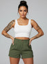 The High Rise Twill Shorts