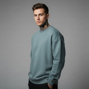 The Luxe Cotton Velvet-Lined Sweater