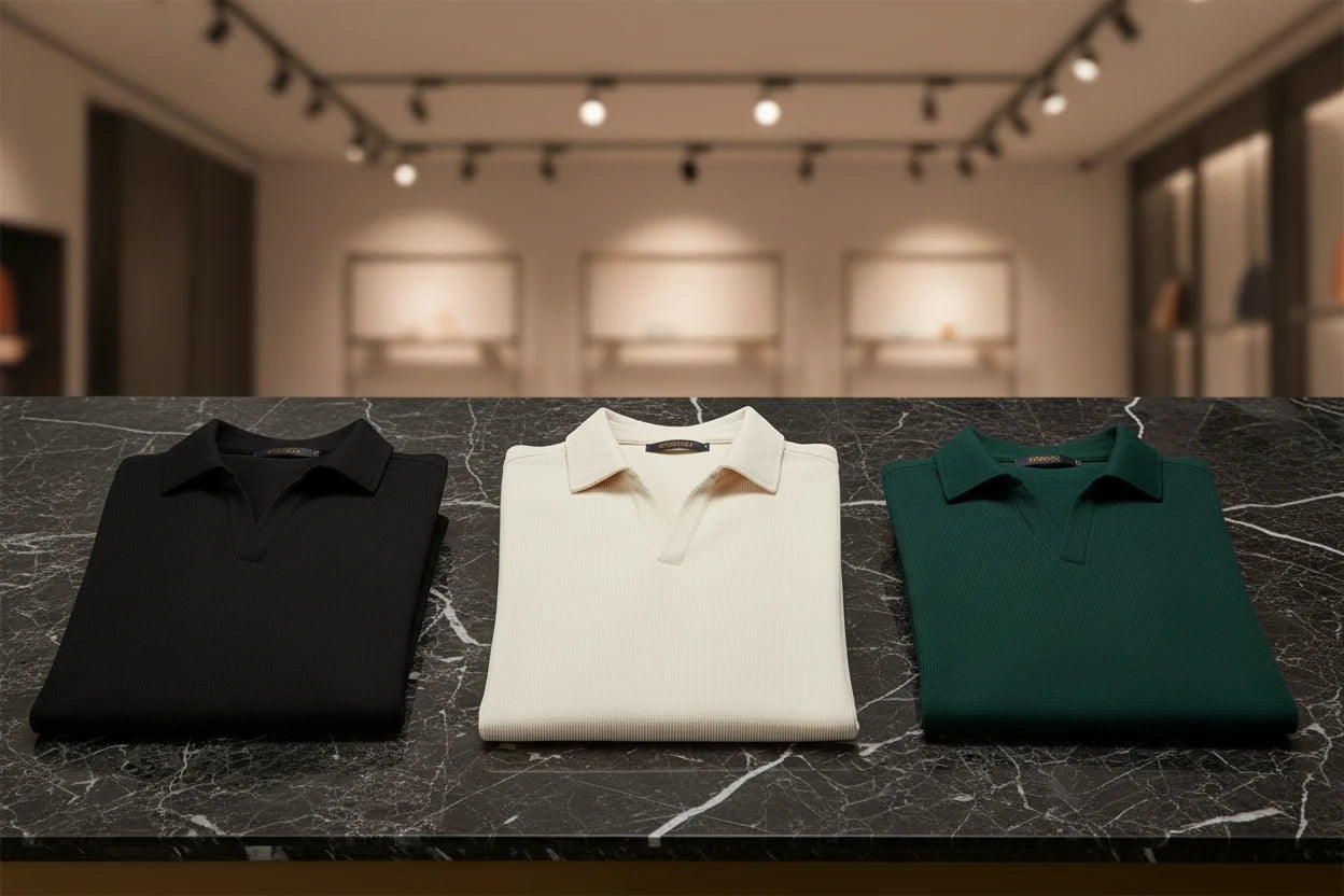 The Textured Knit Sophisticate Polo