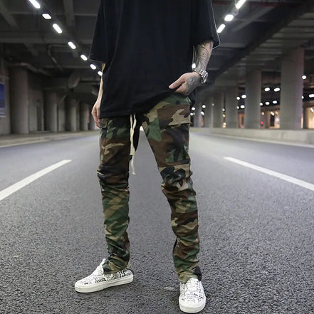 The Canvas Slimline Trousers with Drawstring