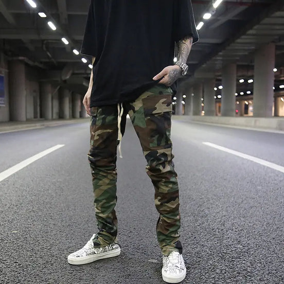 The Canvas Slimline Trousers with Drawstring