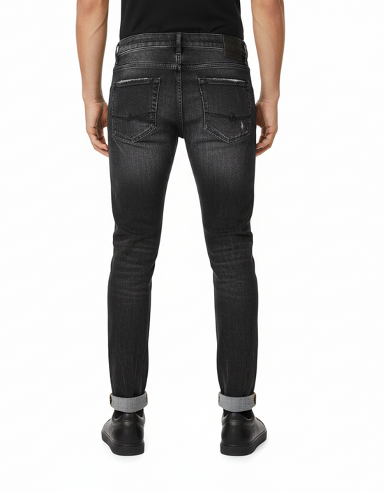 The Classic Distressed Denim Trousers