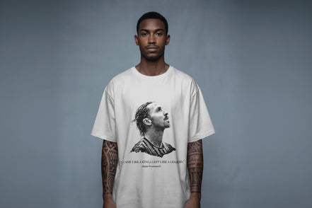 VACANCY Oversized Shirt - "I Came Like A King, I Left Like A Legend." - Zlatan Ibrahimovic