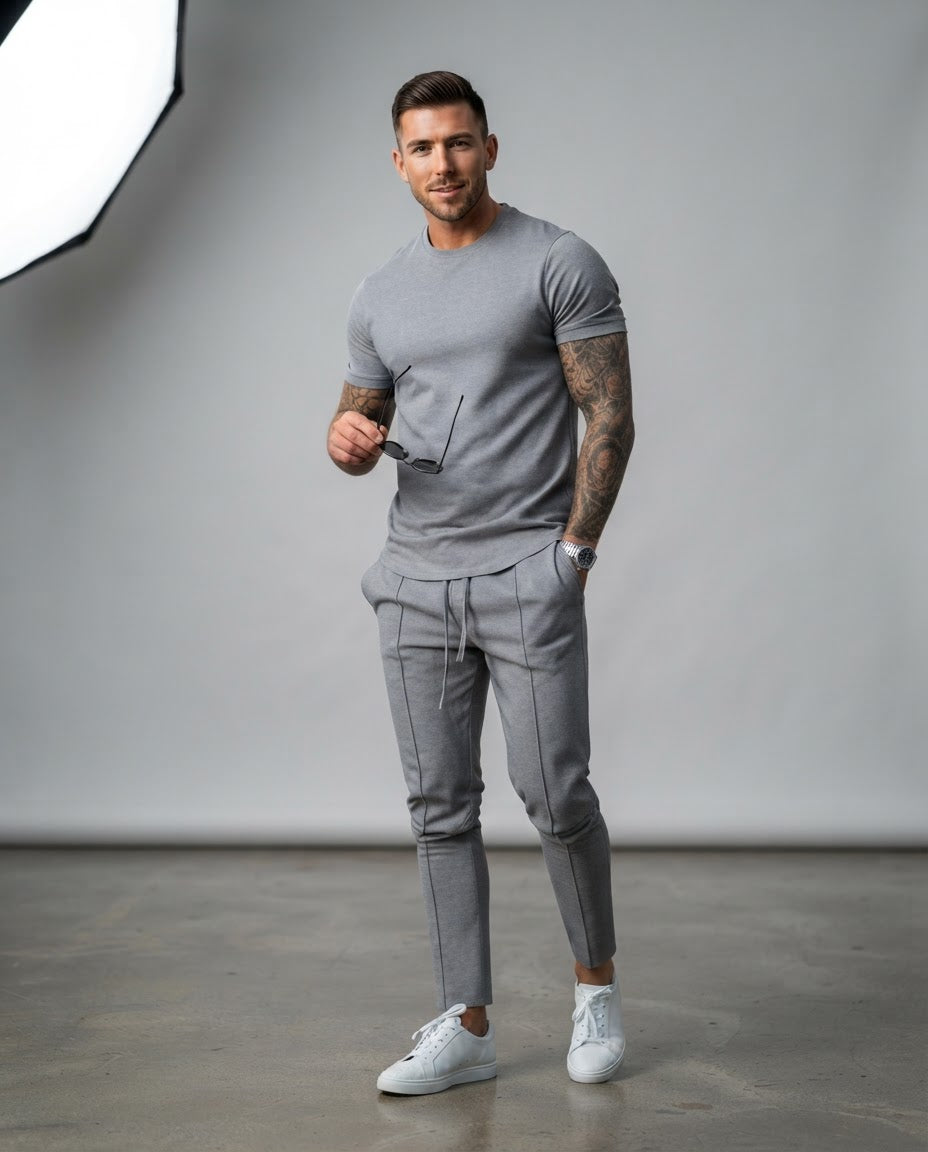 The Casual Neck Shirt & Comfort Trousers