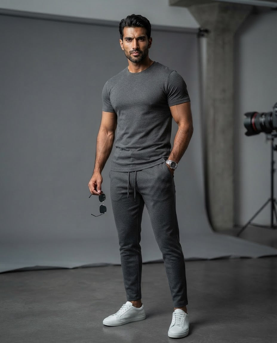 The Casual Neck Shirt & Comfort Trousers