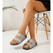 The Elegance in Motion Glitter Sandals