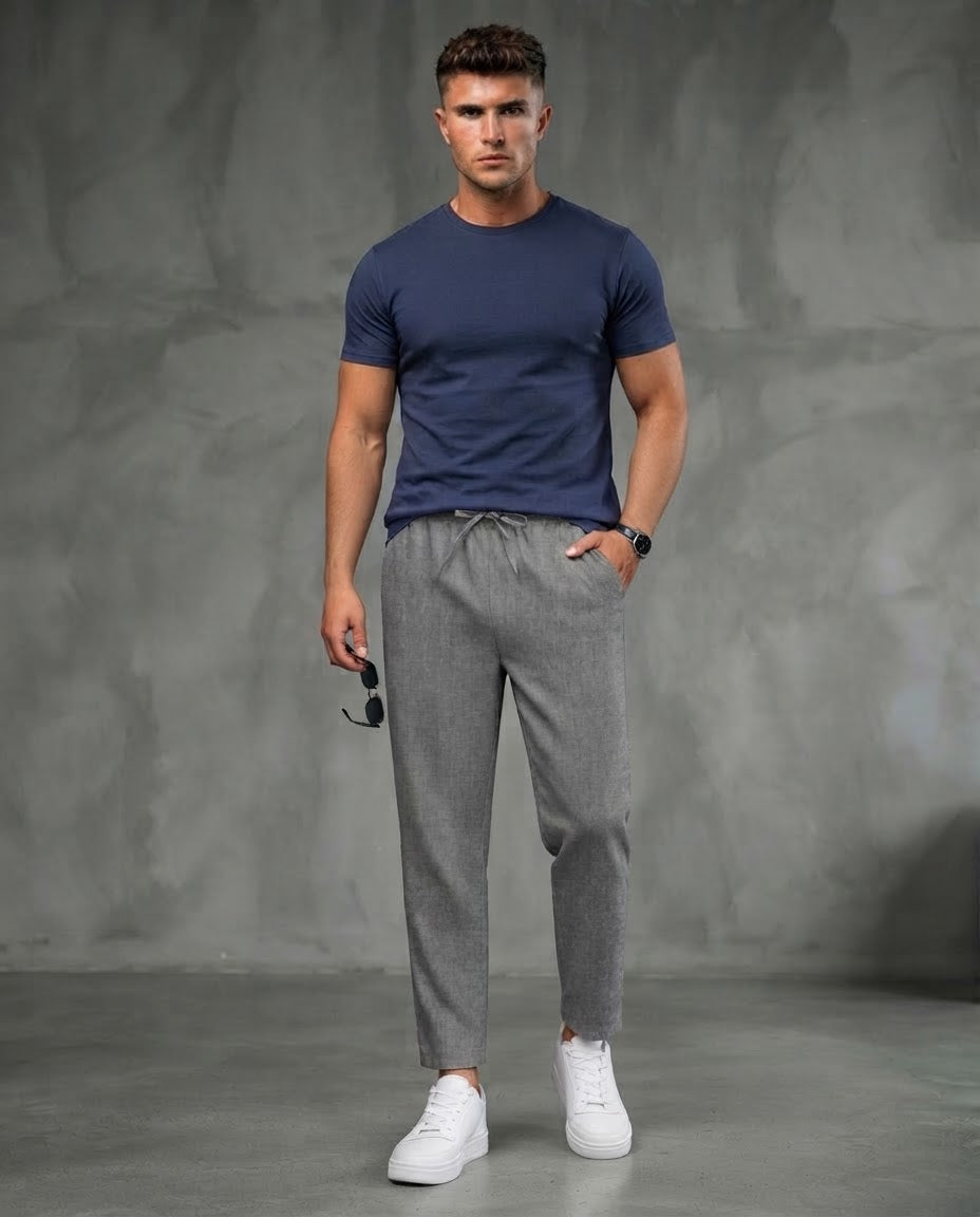 The Lightweight Linen Drawstring Pants