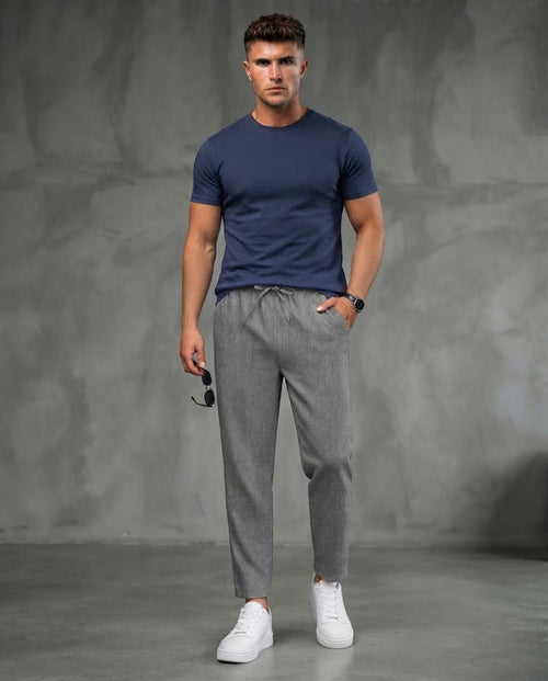 The Lightweight Linen Drawstring Pants