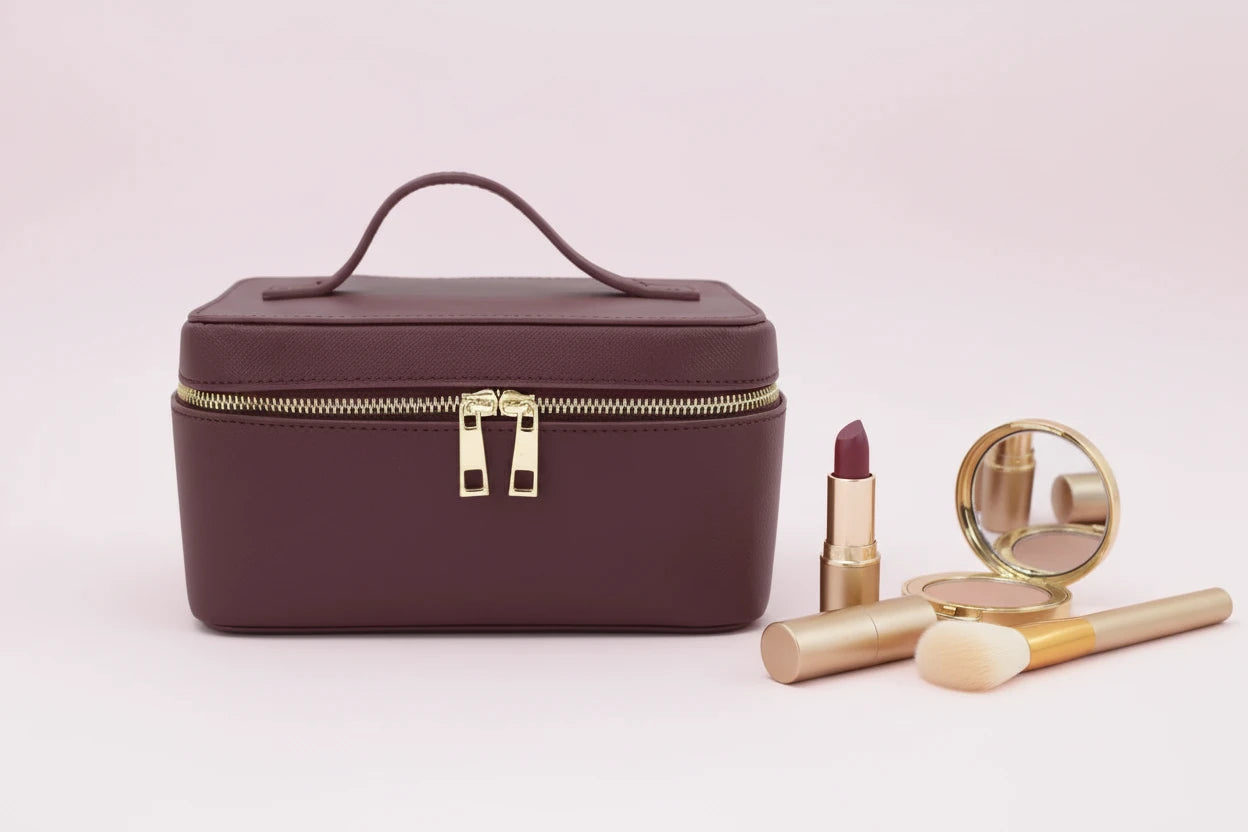 The Genuine Leather Vanity Case