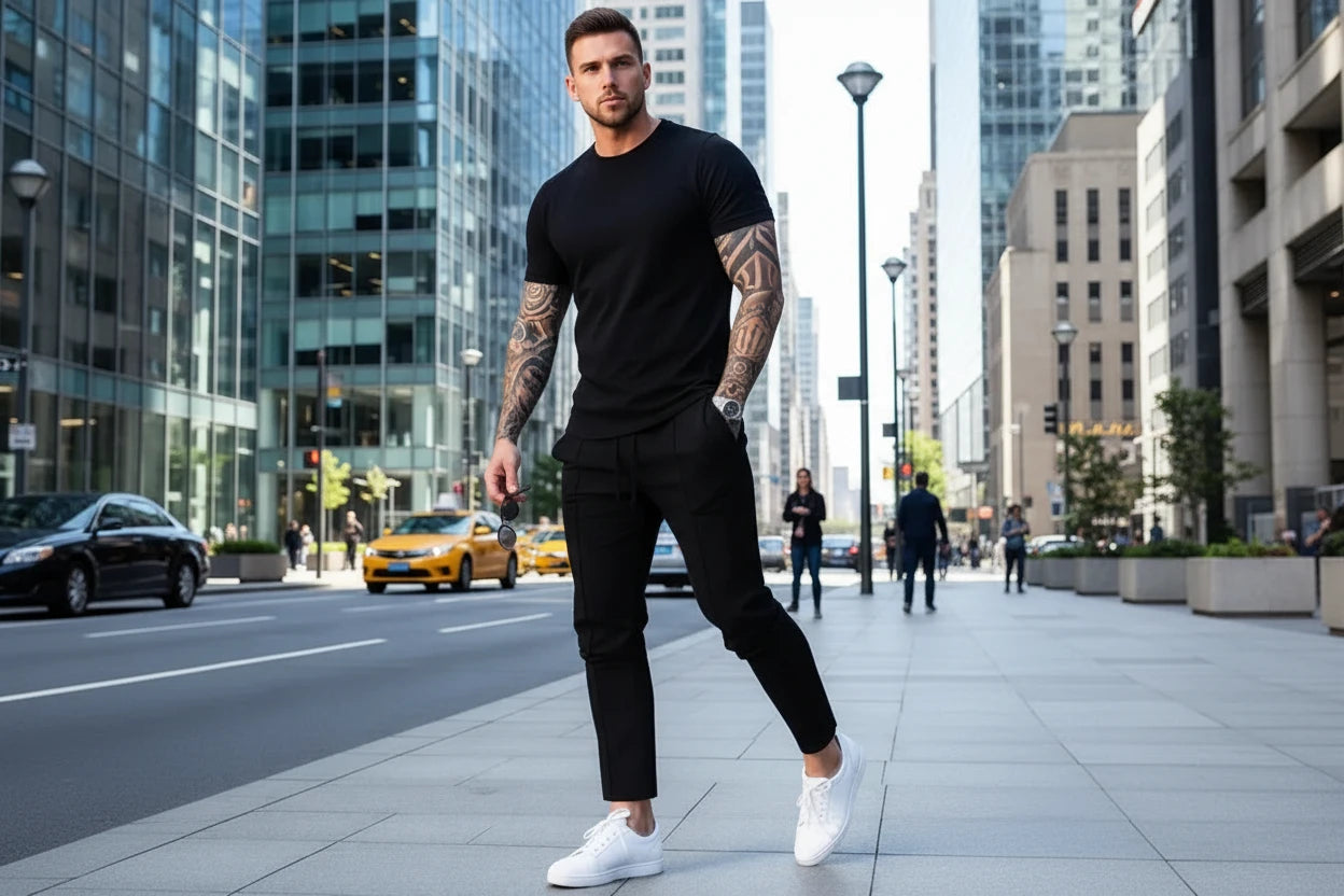 The Casual Neck Shirt & Comfort Trousers