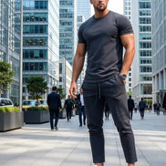 The Casual Neck Shirt & Comfort Trousers
