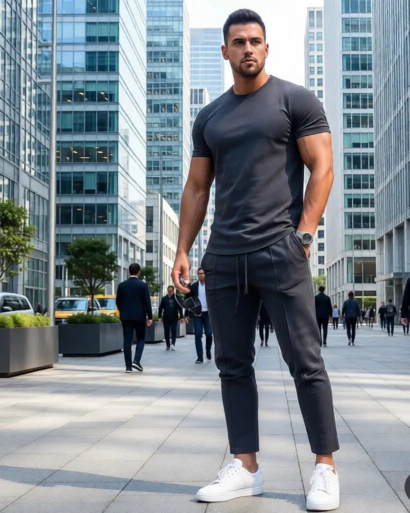 The Casual Neck Shirt & Comfort Trousers