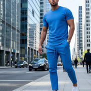 The Casual Neck Shirt & Comfort Trousers