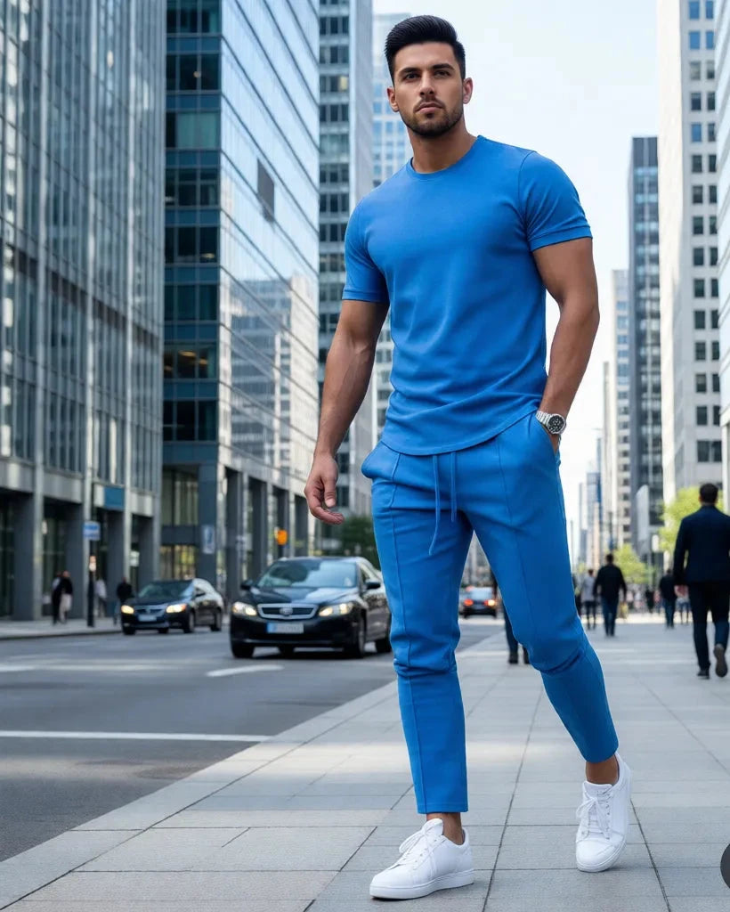 The Casual Neck Shirt & Comfort Trousers