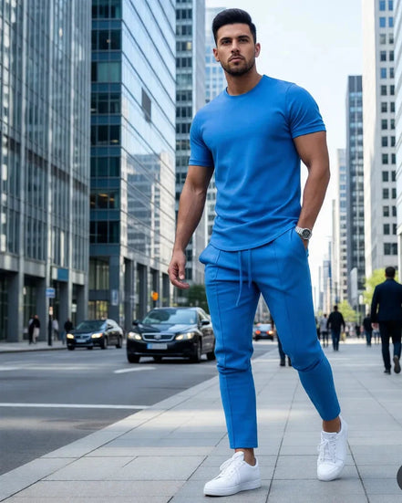 The Casual Neck Shirt & Comfort Trousers