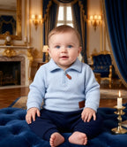 The Toddler Boy 2-Piece Sweatsuit Set Blue