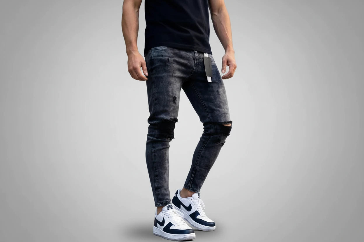 The Ripped Denim Pants