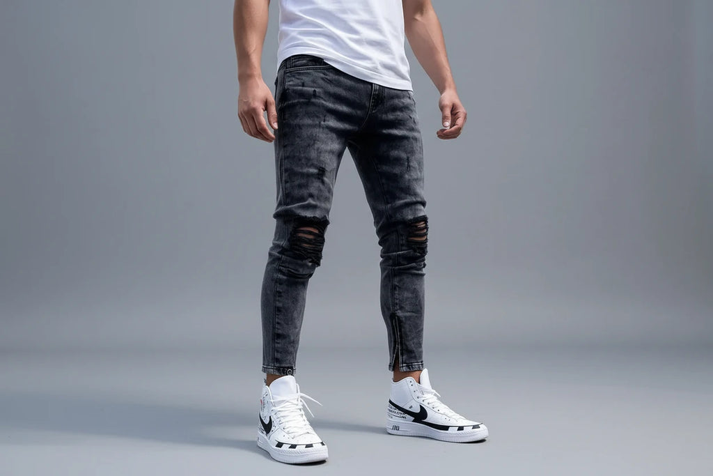 The Ripped Denim Pants