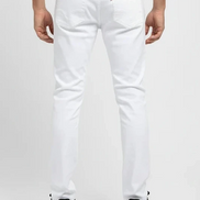 The Stylish Distressed Embroidered Denim Pants