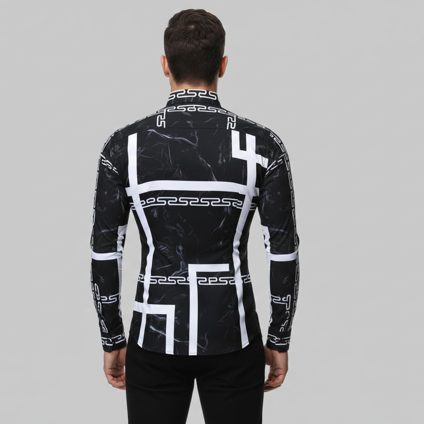 Casual Floral Long Sleeve Shirt