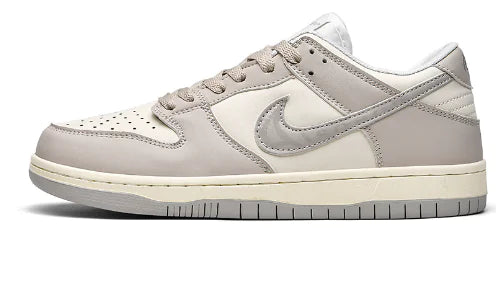 The Pure White Dunk AJ1 Low Shoes