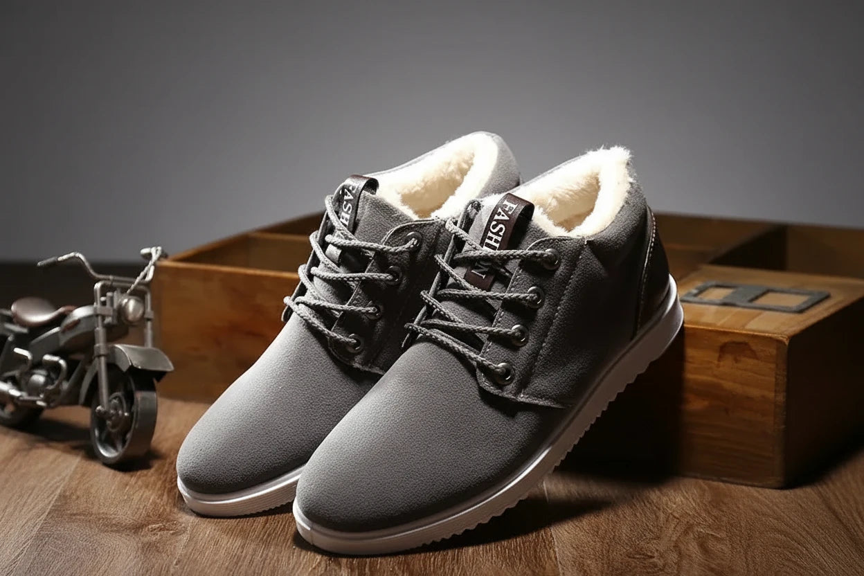 The Gentlemen's Luxe Plush-Lined Winter Ankle Boots